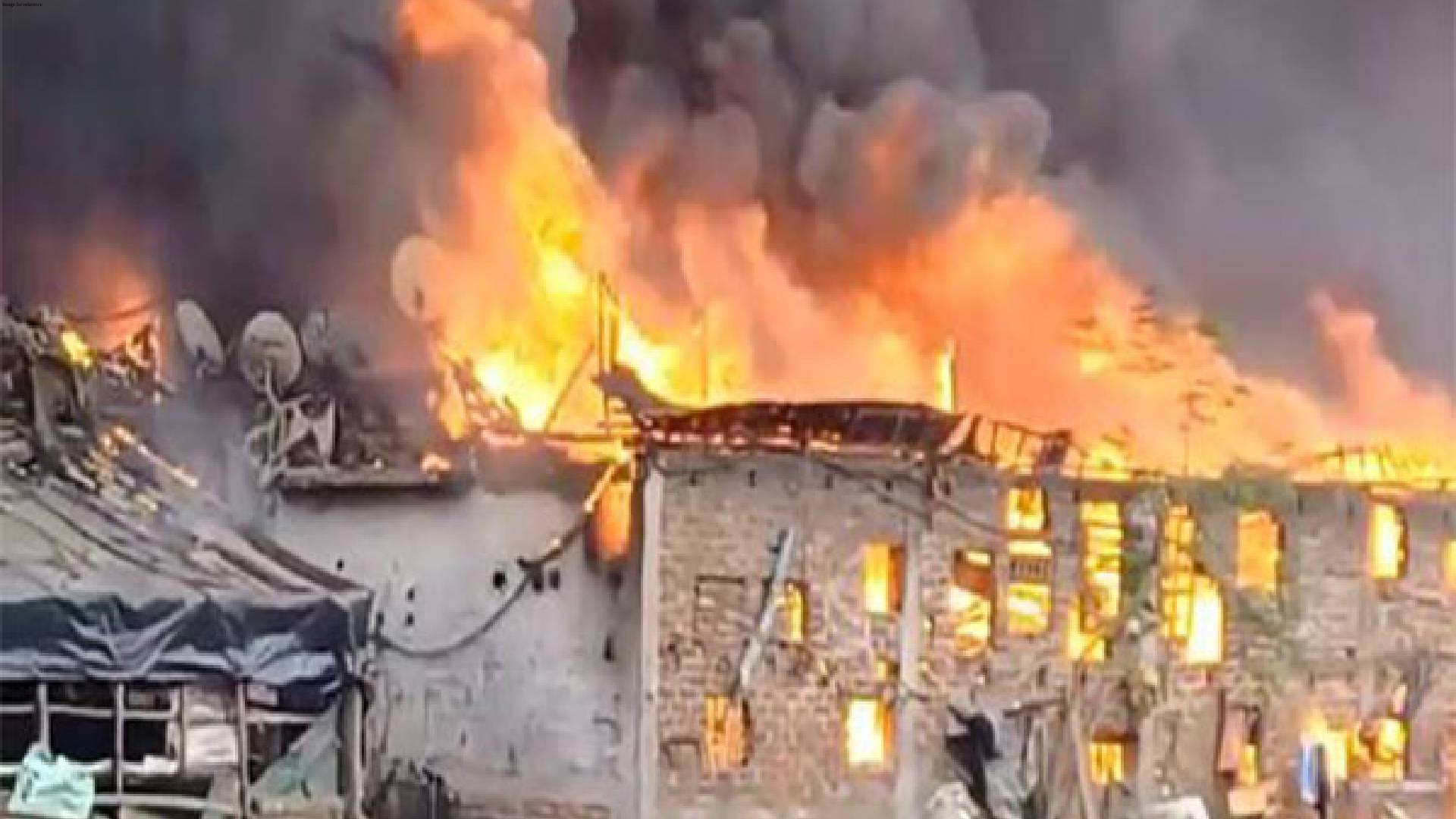Kolkata: Fire breaks out in slum area, several shanties destroyed